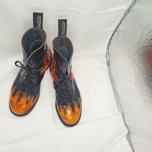 RARE! Vintage 90'S TredAir 10-hole Flame Boots, US Men's size 9.5